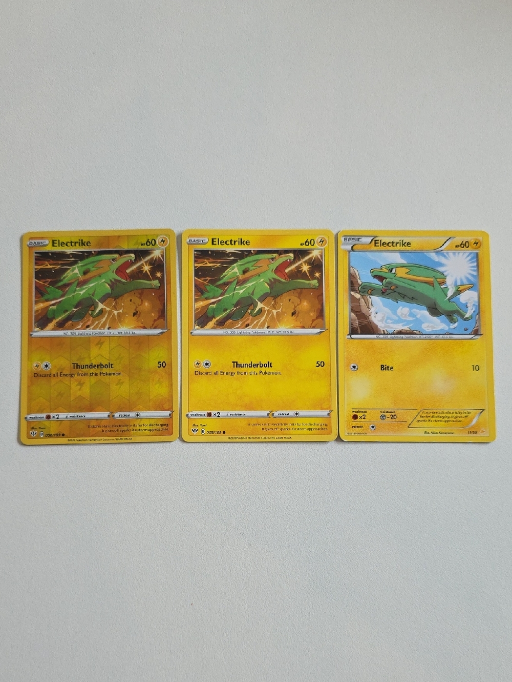 Pokemon Electrike Trading Cards